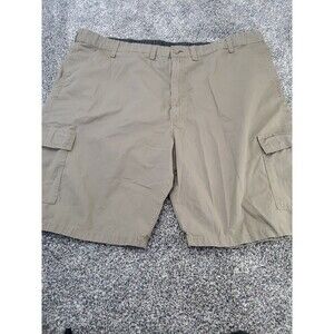 WRANGLER Men's Cargo Khaki Tan Work Shorts Size 46